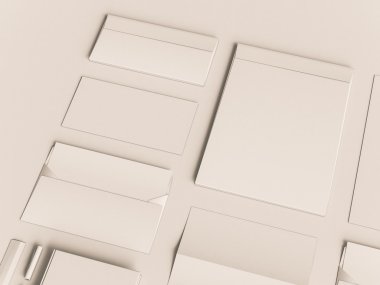 Beyaz kimlik öğeleri kümesi