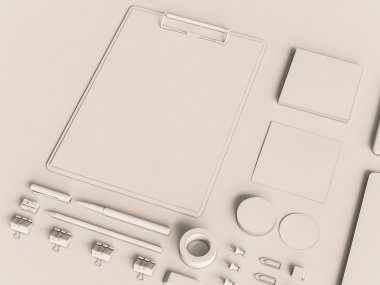 Beyaz kimlik öğeleri kümesi