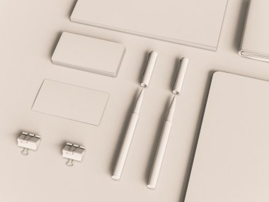 Beyaz kimlik öğeleri kümesi