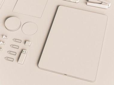 Beyaz kimlik öğeleri kümesi