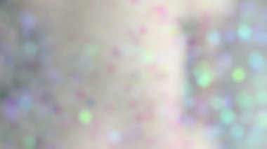 Bokeh arka plan parlayan bulanık parçacık hareket