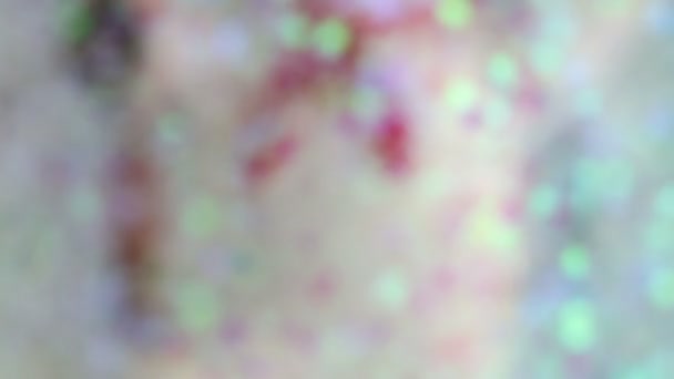 Mouvement flou des particules brillant fond bokeh 