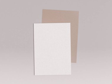 Marka kimliğini kadar sahte. 3D çizim