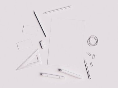 Marka kimliğini kadar sahte. 3D çizim