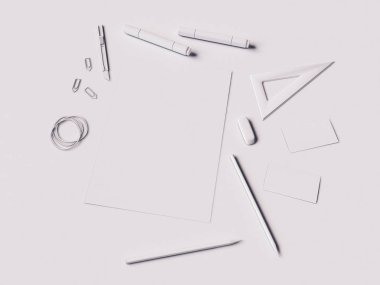 Marka kimliğini kadar sahte. 3D çizim