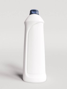 Plastik şişe Mockup. 3D çizim