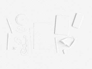 Marka kimliğini kadar sahte. 3D çizim