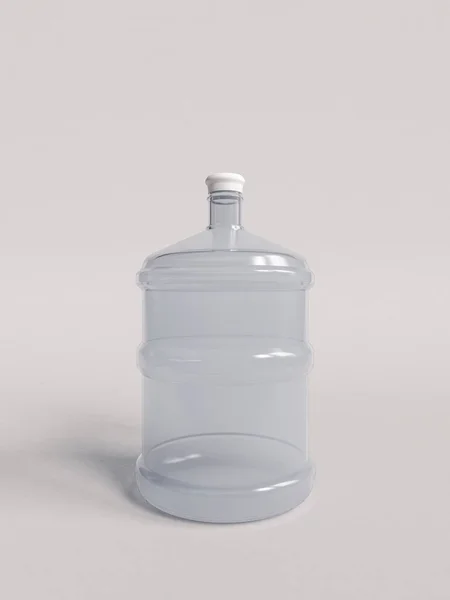 Üveg vizet. 3D-s illusztráció — Stock Fotó