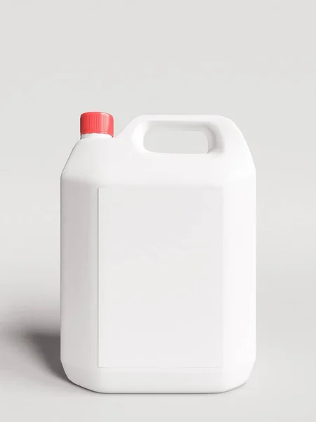 प्लास्टिक की बोतल मोकअप। 3 डी इलस्ट्रेशन — स्टॉक फ़ोटो, इमेज