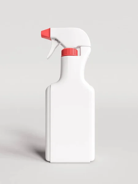 Műanyag palack makett. 3D-s illusztráció — Stock Fotó
