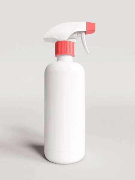Botella de plástico Mockup. Ilustración 3D — Foto de Stock