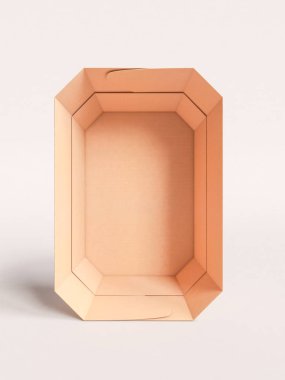 Kutusu paketleri. 3D çizim
