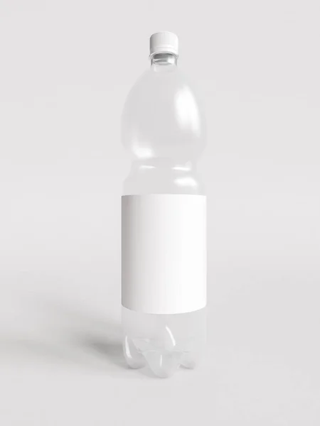 Bottles of water. 3D illustration — Stock Photo, Image