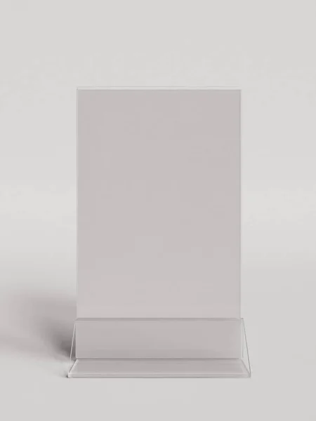 Tarjeta de mesa. Ilustración 3D — Foto de Stock