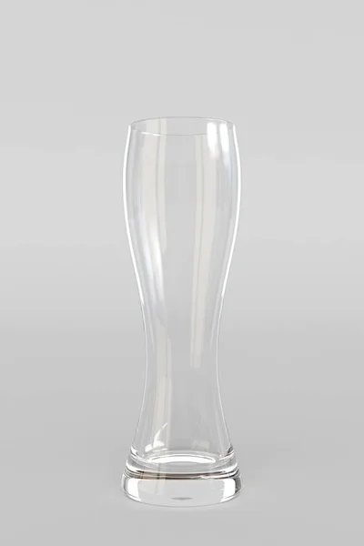 Ποτήρι μπύρας. 3D απεικόνιση — Φωτογραφία Αρχείου