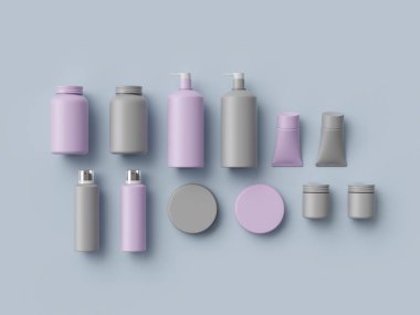 Kozmetik mokc kadar. 3D çizim