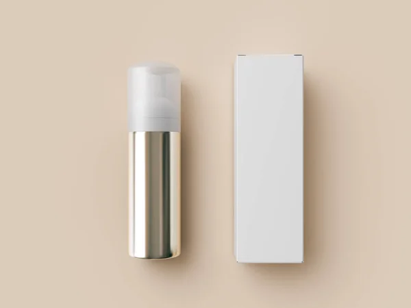 Cosmetic bottle mock up. 3D illustration — Stock Photo, Image