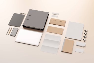 Office tasarım kadar kurumsal sahte. 3D çizim