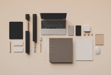 Office tasarım kadar kurumsal sahte. 3D çizim