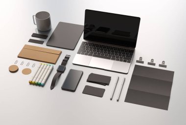 Office tasarım kadar kurumsal sahte. 3D çizim