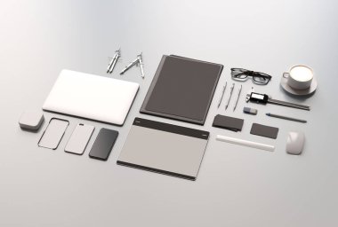 Office tasarım kadar kurumsal sahte. 3D çizim