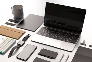 Office tasarım kadar kurumsal sahte. 3D çizim