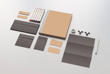 Office tasarım kadar kurumsal sahte. 3D çizim
