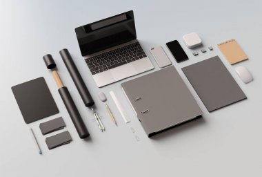 Office tasarım kadar kurumsal sahte. 3D çizim