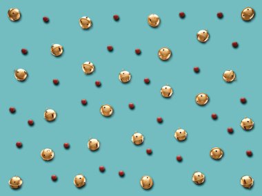 Noel çanları ayarlayın. İzole