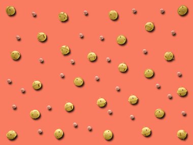 Arka plan Christmas bells ayarlayın. İzole