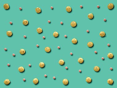 Arka plan Christmas bells ayarlayın. İzole