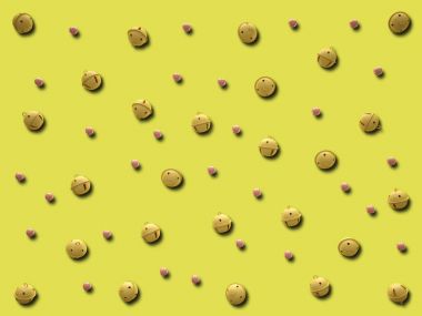 Arka plan Christmas bells ayarlayın. İzole