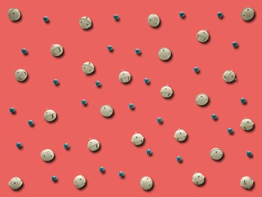 Arka plan Christmas bells ayarlayın. İzole