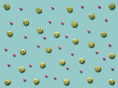 Arka plan Christmas bells ayarlayın. İzole