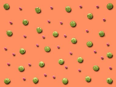 Arka plan Christmas bells ayarlayın. İzole