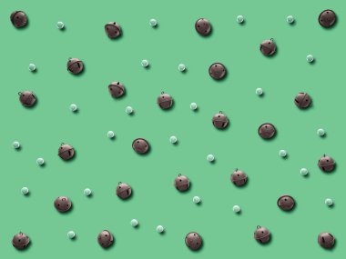 Arka plan Christmas bells ayarlayın. İzole