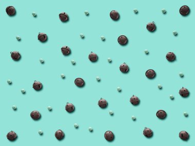 Arka plan Christmas bells ayarlayın. İzole