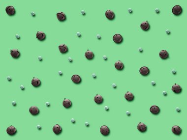 Arka plan Christmas bells ayarlayın. İzole