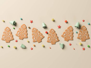 Tatil arka plan. 3D çizim