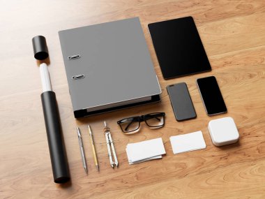 Office tasarım kadar kurumsal sahte. 3D çizim