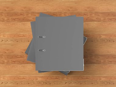 Kadar sahte marka. Ofis, banka donatımı, becerikli alet. 3D çizim