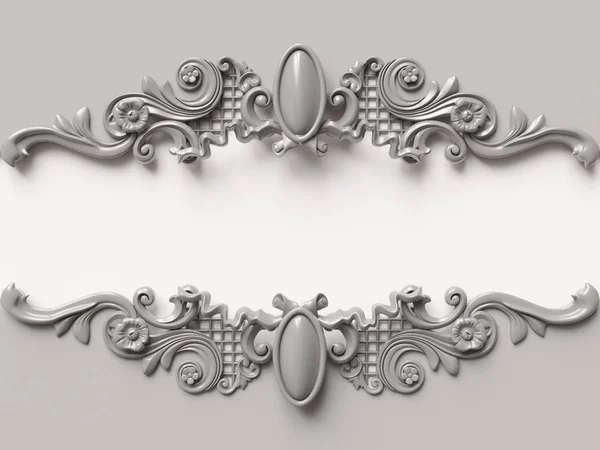 Carta con decorazione ornamentale — Foto Stock