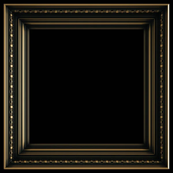Collection Bronze Black Background Isolated Illustration — Stock Photo, Image