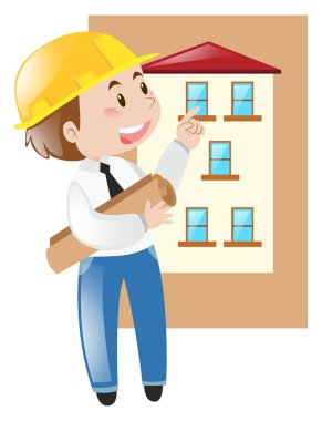 Mühendis ve ev planı