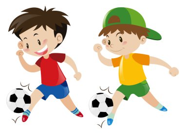 futbol oynayan çocuklar 