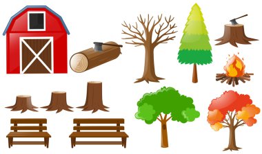 Ahır ve doğa öğeleri