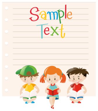 Kağıt tasarımı ile çocuklara kitap okuma