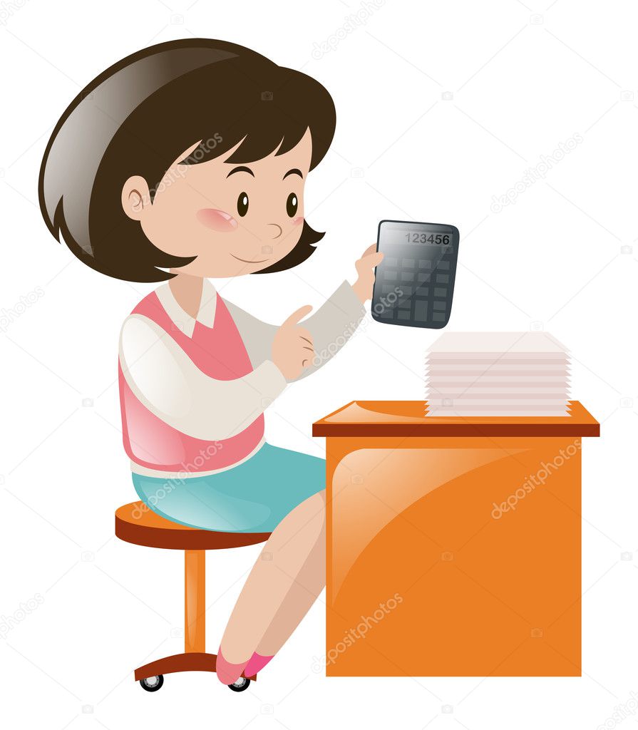 Clipart Teacher Sitting At Desk Math Teacher Sitting On Desk