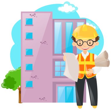 Foreman'ın bina üzerinde çalışma