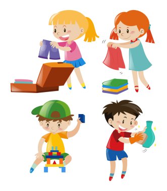 Erkekler ve kızlar farklı eylemleri